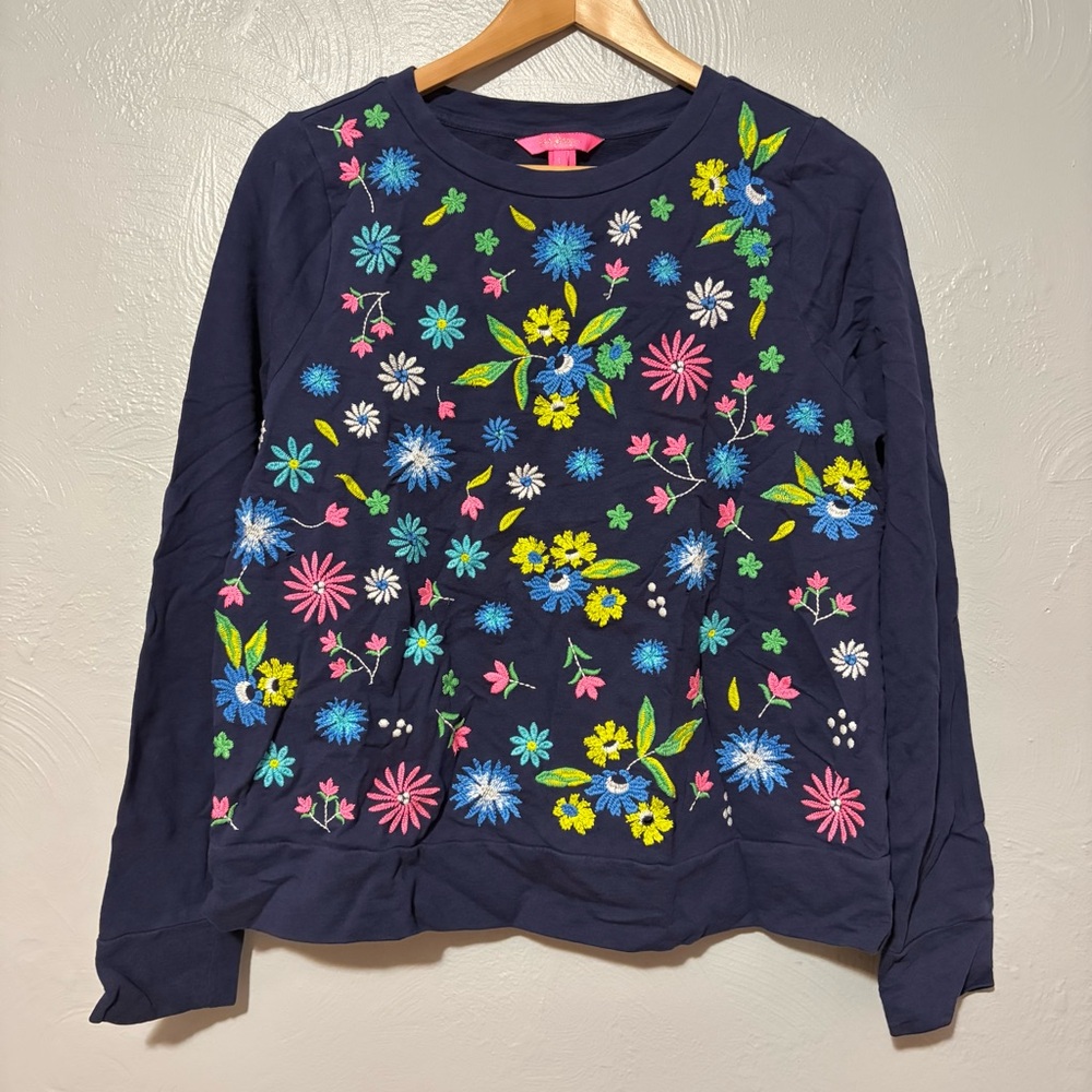 Lilly Pulitzer Rami Embroidered Sweatshirt